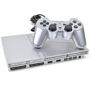 Silver PS2 popular slim